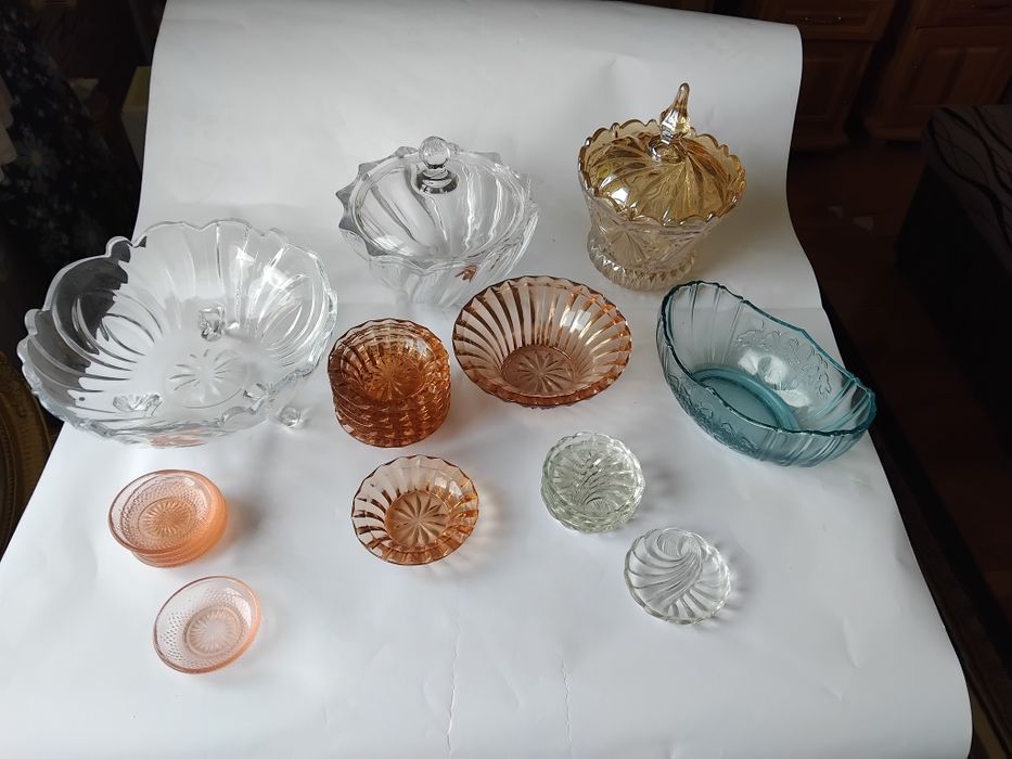 Кристални и стъклени вази и фруктиери