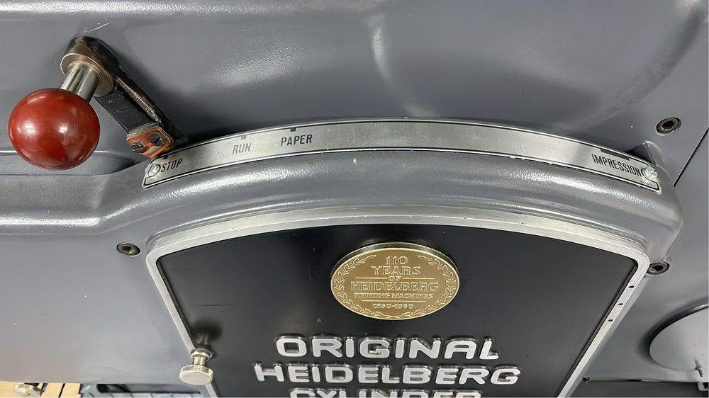 Heidelberg masina de stantat hartie carton