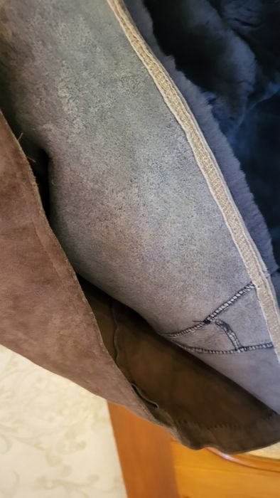 Мужская натуральная дубленка