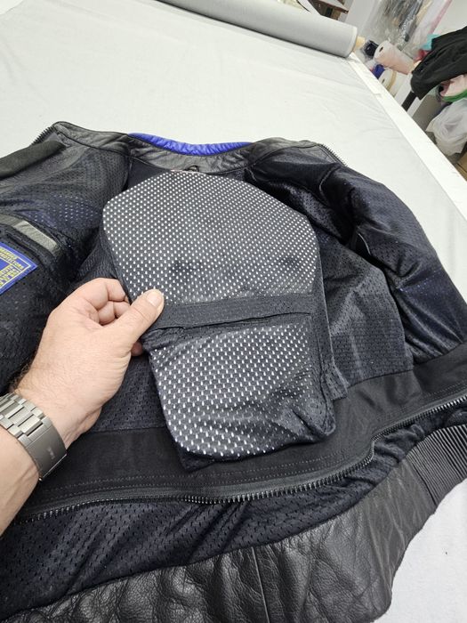 Geacă moto din piele IXS 58 XXL