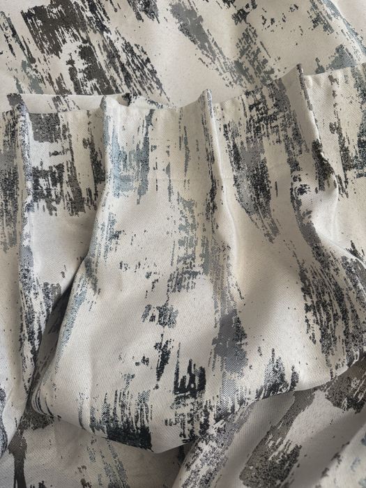 Draperie noua, gri, albastru, minimalist