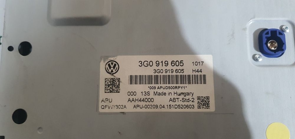 Display navigatie passat b8 golf 7 tiguan 3G0919605 2015 -2022