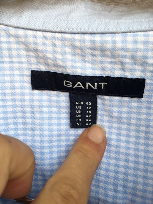 Дамска карирана риза Gant с бродирано лого, M/L