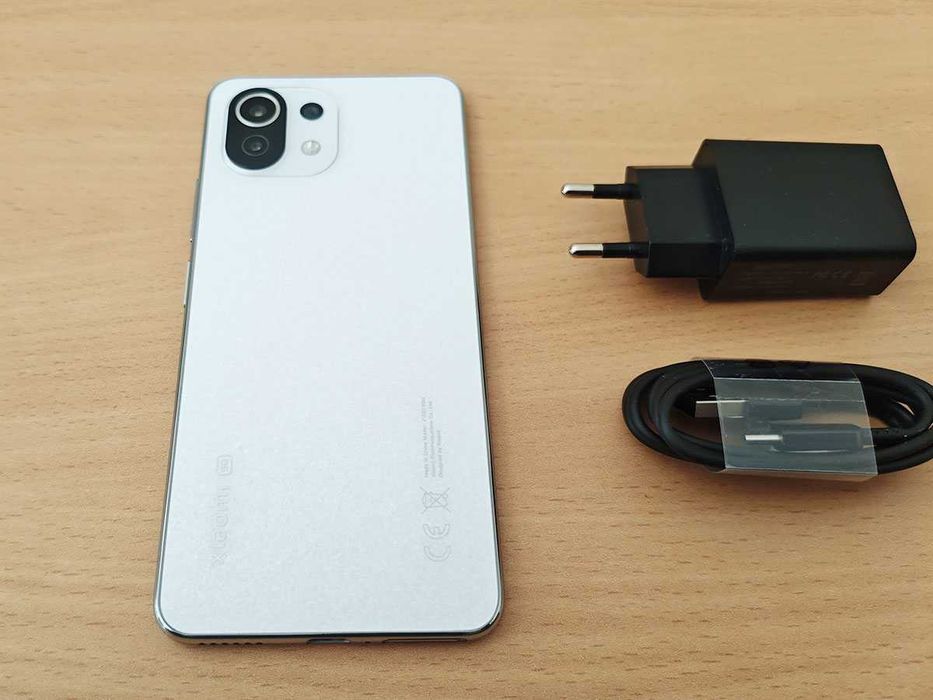 Xiaomi 11 Lite 5G NE, Бял, 8гб, 128гб, 64мп камера, Amoled