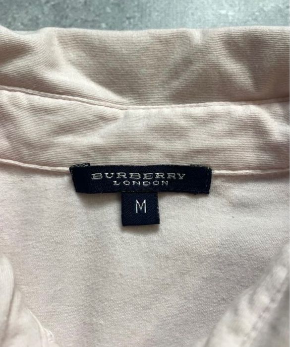Оригинална дамска поло тениска Burberry London - розова, размер M