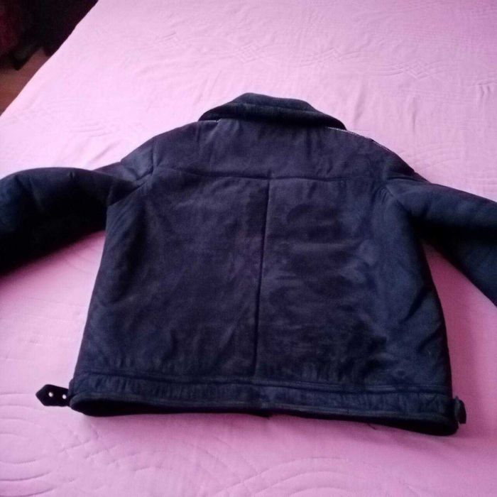 кожено яке от естествена агнешка кожа