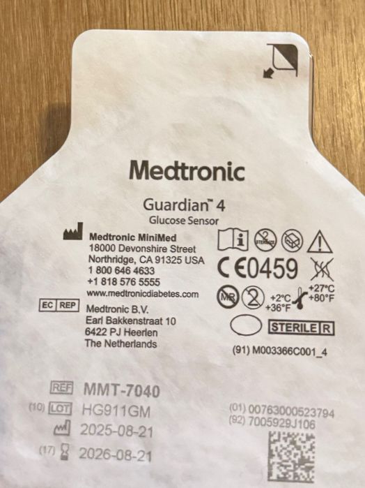 Сензор за измерване на Кръвна Захар Guardian 4