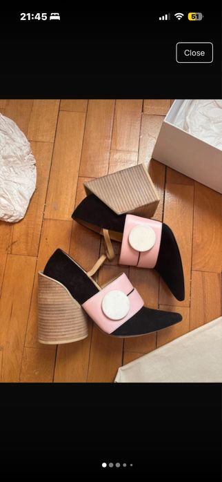 Pantofi jacquemus cu toc