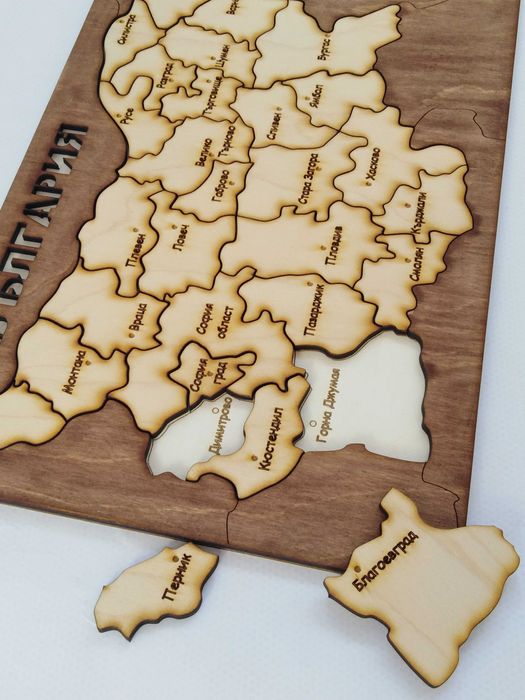 Карта пъзел                                .