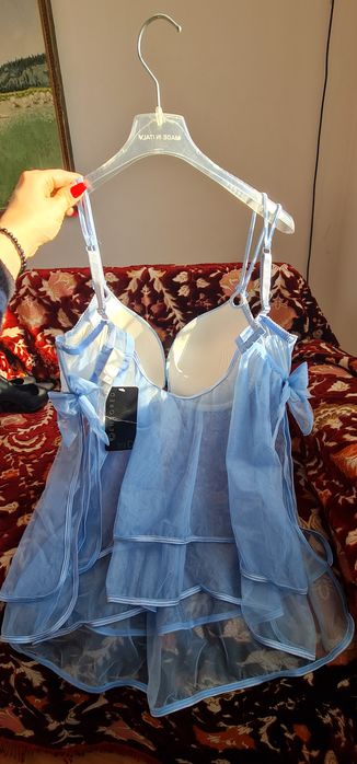 NOU! Babydoll voal bleu_Censored_85D