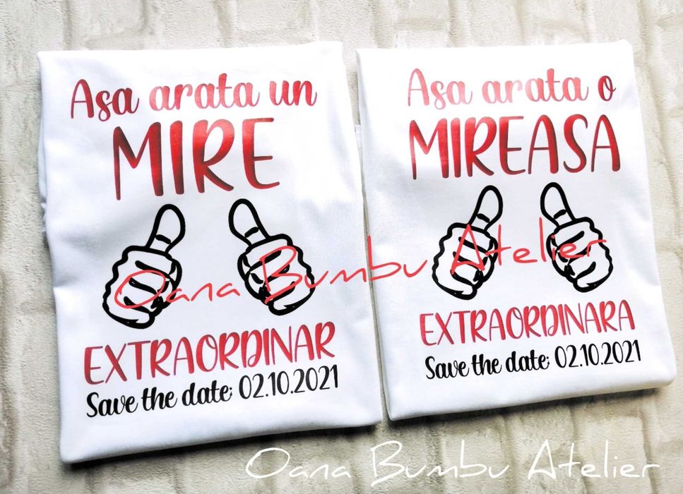 Set mireasa si mire cu accesorii