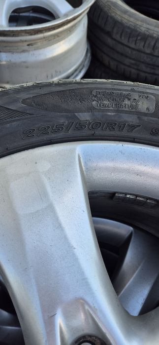 Jante Opel 17 " + cauciucuri de vară  225/50/R17