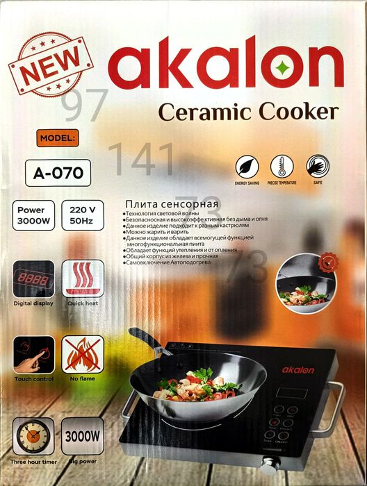 Электрическая сенсорная плита электроплита печь pechka