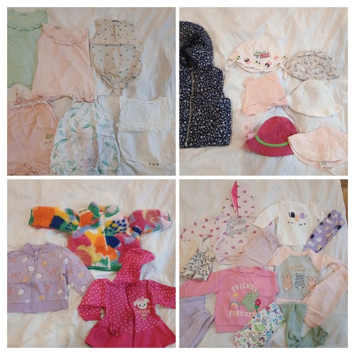 Лот летни дрешки за момиче размер 74