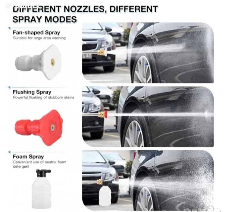 Акумулаторна водоструйка 1500W 40BAR с две батерии 2x48W