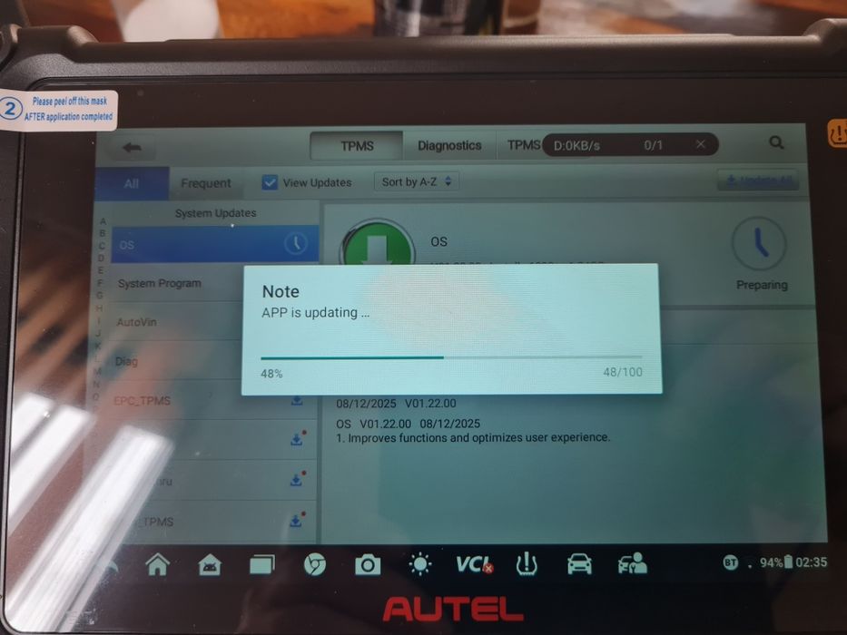 Автодиагностика Autel DS900TS,вграден TPMS-DOIP-CanFD,кодиране