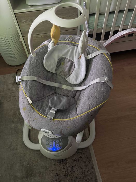 Balansoar electric Graco All Ways Soother 2-in-1, 16 mișcări, cu opțiune de vibrații, ca nou