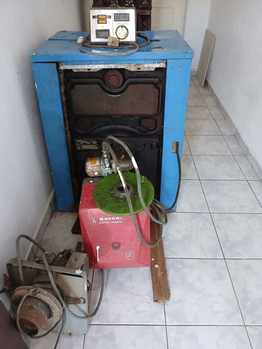 Vand cazan/centrala din fonta Buderus cu arzator ABIC - Import Olanda