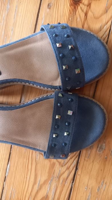 Съндали,имитация на дънкови обувани веднъж в отлично състояние 36 н!