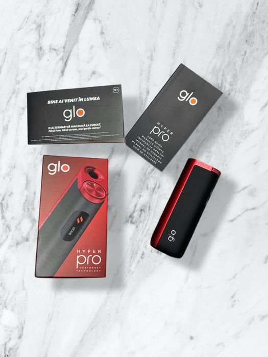 Glo Hyper Pro roșu/negru, complet cu cutie