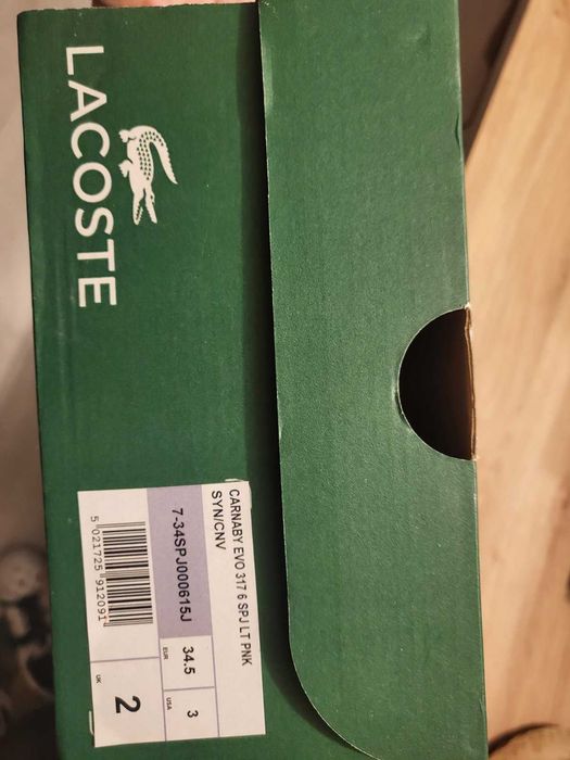 Детски обувки Lacoste 34,5 номер