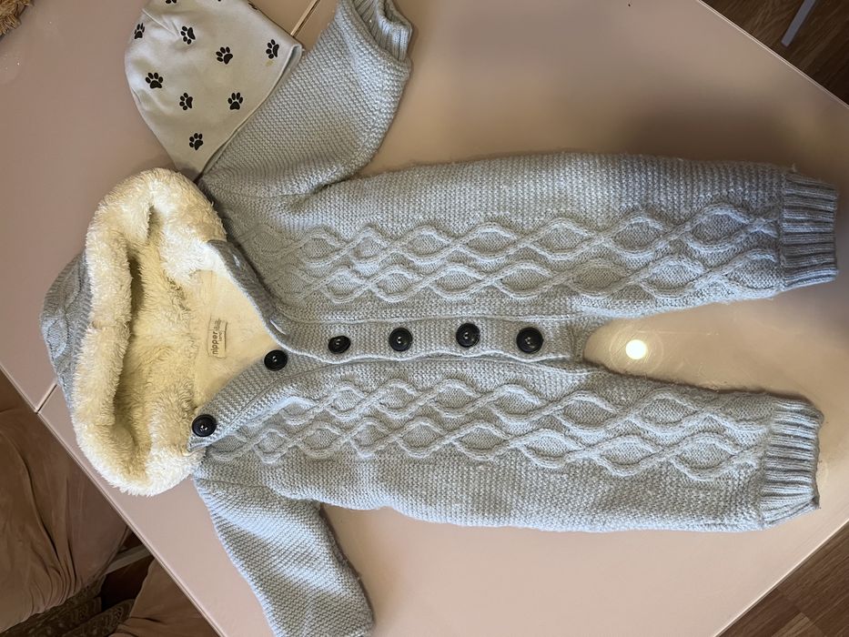 Комбинезон вязаный детский овчина