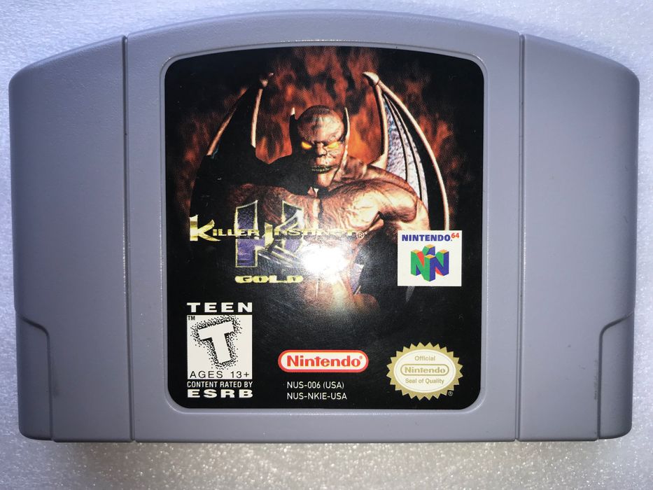 Nintendo 64 Killer Instinct gold Jap region