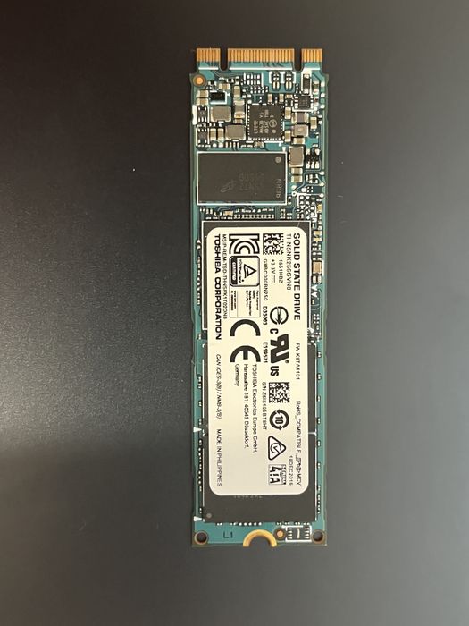 SSD NVME PCIE M2 Sata 3 256 Gb Toshiba