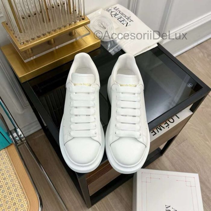 Alexander McQueen White/White Sneakers Full Box Verificare Colet
