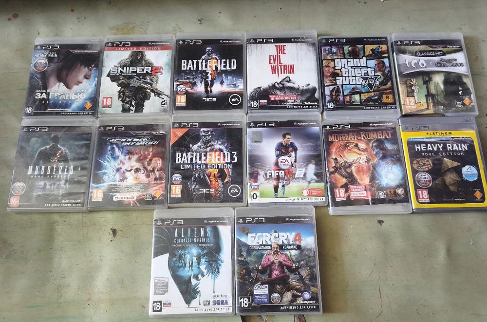 Playstation 3 super slim + 14 игр