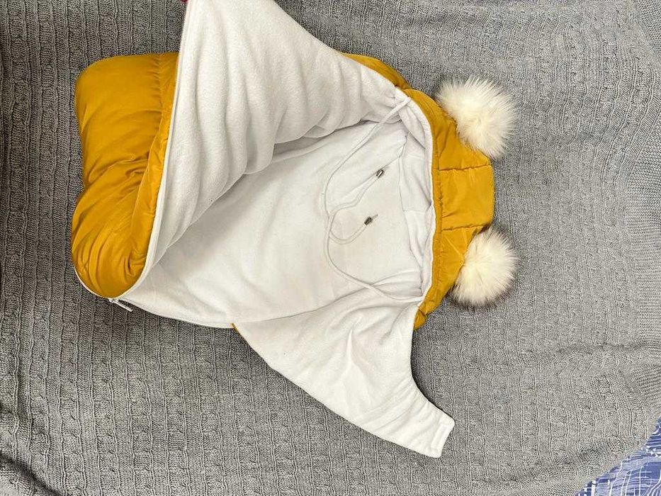 Теплый конверт для новорожденных