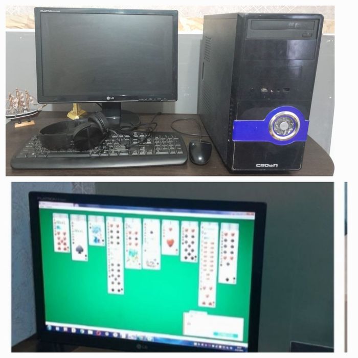 Компьютер в комлекте торг есть,работает через проводной wi-fi