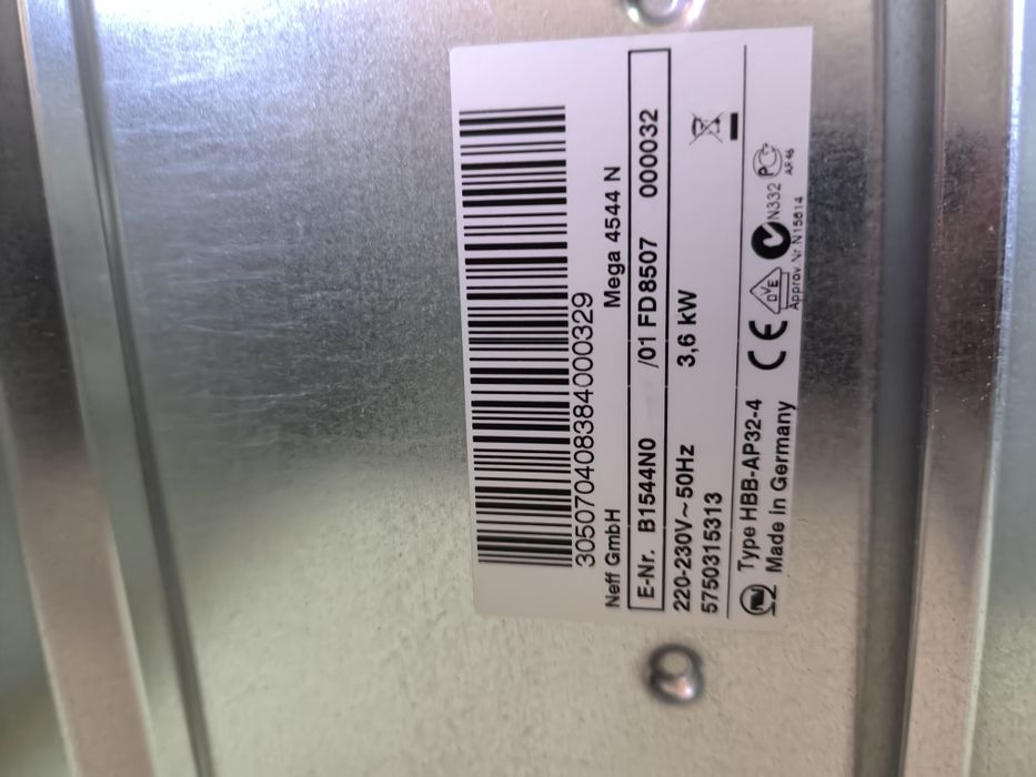 Фурна NEFF  Mega 4544 N - 10 Функции с вентилатор и още екстри .