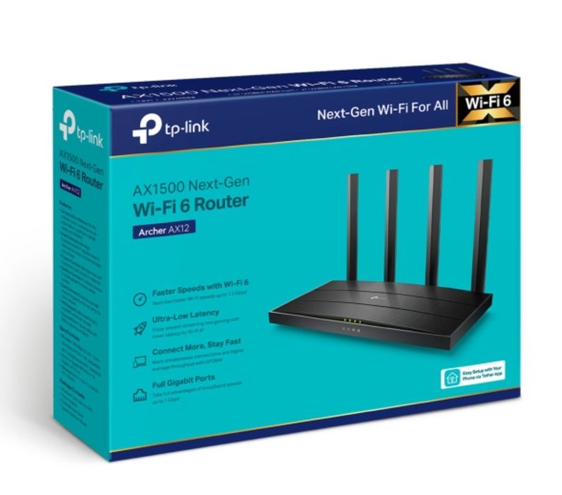 Wi-Fi роутер TP-Link Archer AX12