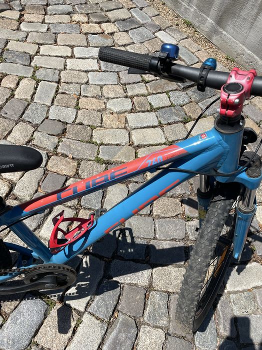 BICICLETA DE COPII CUBE ACID 240 Creekblue Reefblue Red 2019