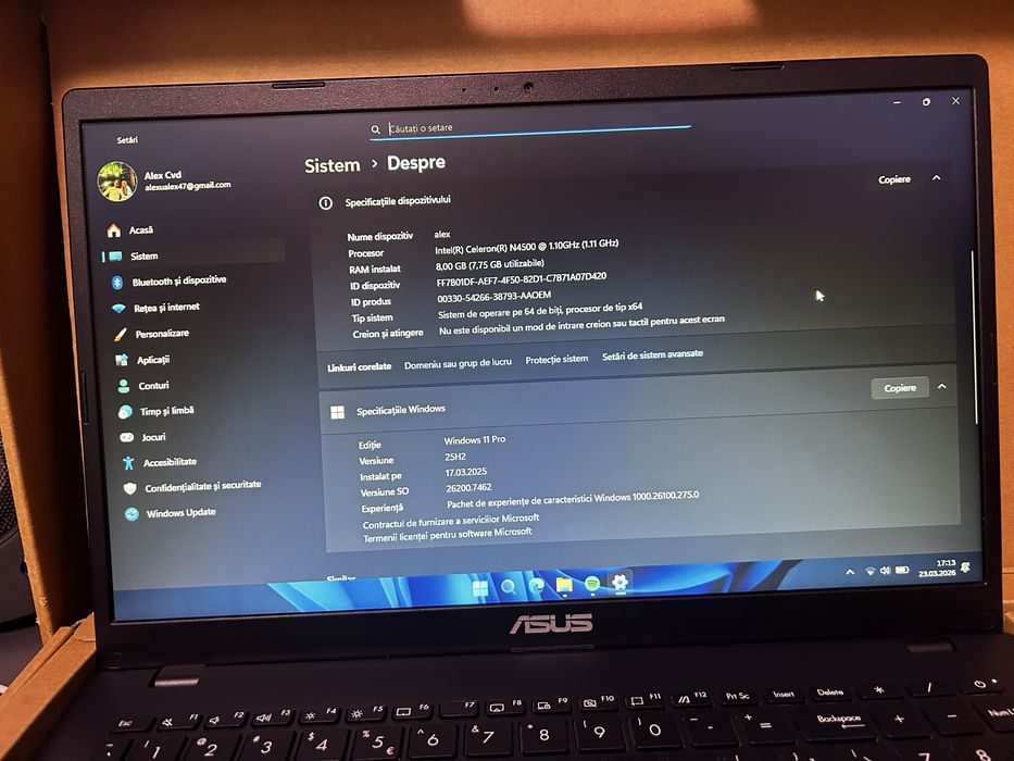 Laptop Asus E510