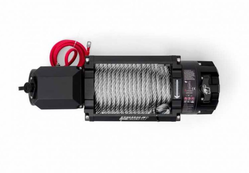 Troliu electric Kangaroo 20000 lb XP 24V platforma camion (9090kg)