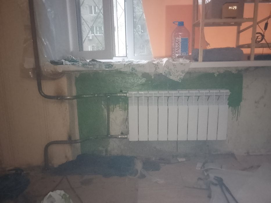 Установка Батарей , Сварочные работы