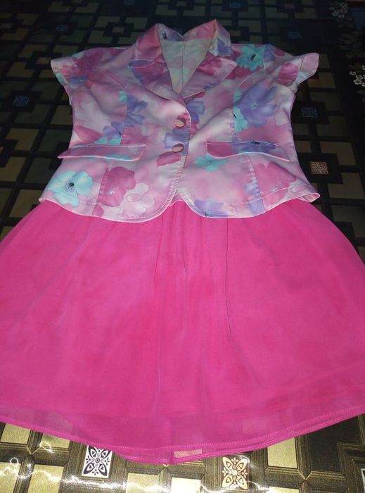 Костюм  летний с юбкой