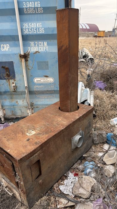 Печь для обогрева помещение.