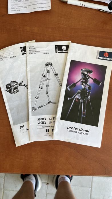 Trepied Manfrotto 520MVB