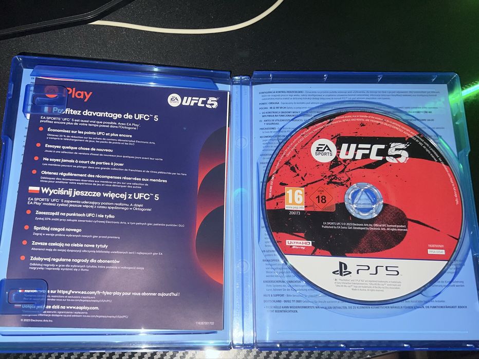 UFC 5 новый диск PS5