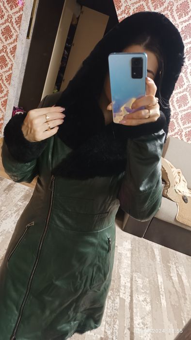 Дублёнка натуральная кожа