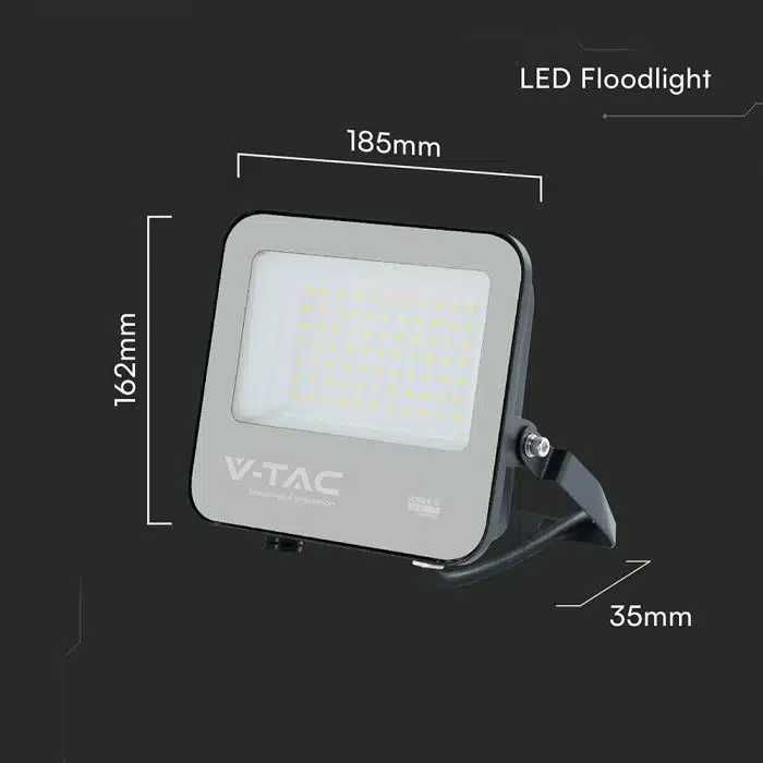 LED Прожектор 50W V-tac с CREE диоди 5740 лумена в 4000к или 6500к- 6 години гаранция