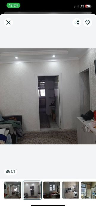 Продаётся 2 ком квартира Ялангач