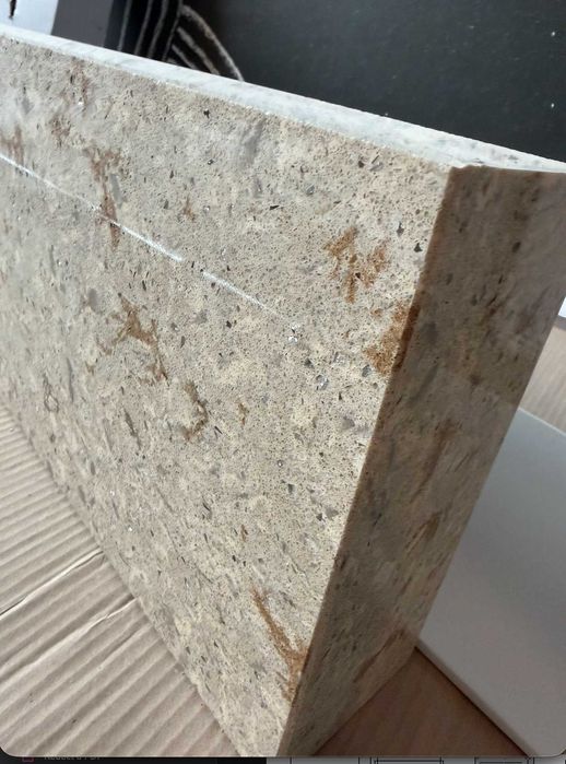 Comoda / Consola QUARTZ compozit cu efect de marmură Karamanli.