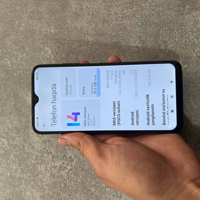 Poco M3 128 Gb arzon srochni
