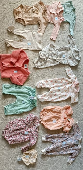 Лот-21 бр.Бодита къс/дълъг ръкав, ританки, гащеризон, пижамкаки, клинч