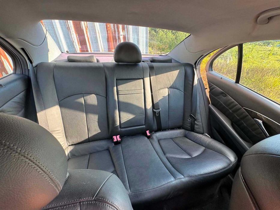 кожен салон mercedes w211 e320 черен кожен салон за мерцедес в211