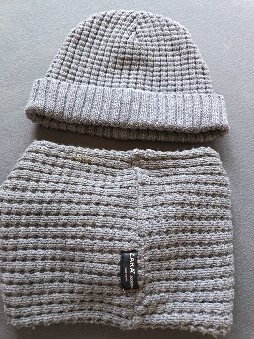 Шал и шапка Zara